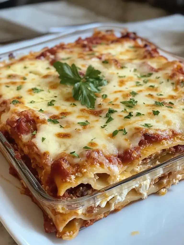 Heavenly Homemade Lasagna