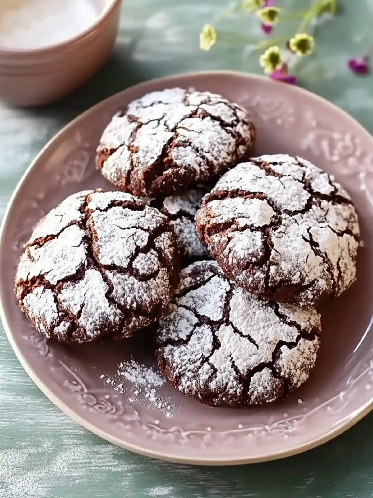 Chocolate Crinkle Cookies
