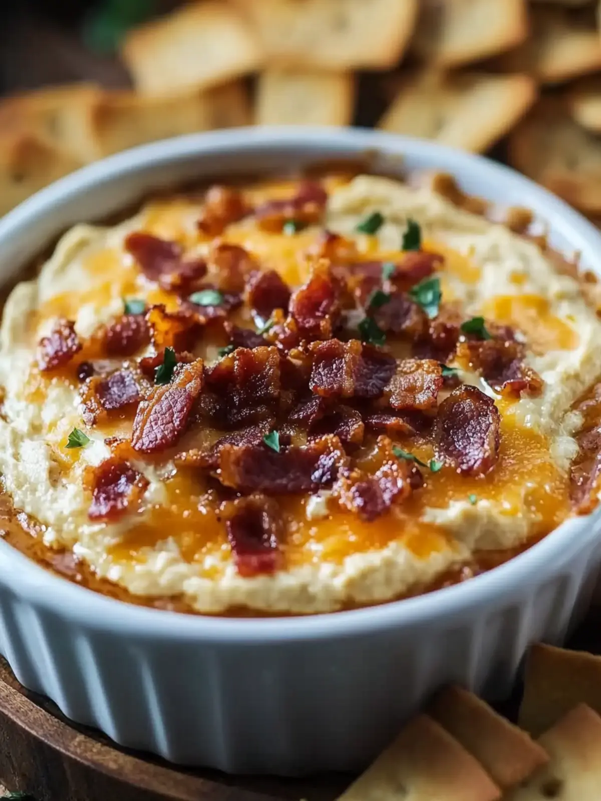 Savory Maple Bourbon Bacon Dip with Cheddar that's Irresistible 2 Savory Maple Bourbon Bacon Dip with Cheddar