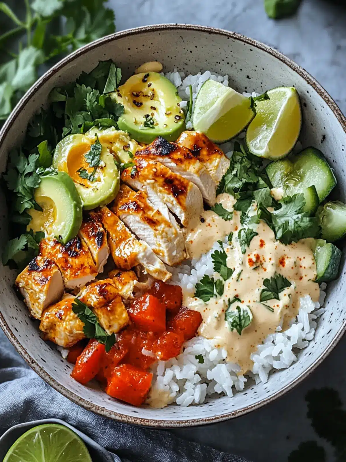 Creamy Coconut Chicken Rice Bowl: Your Quick Tropical Escape 2 Creamy Coconut Chicken Rice Bowl