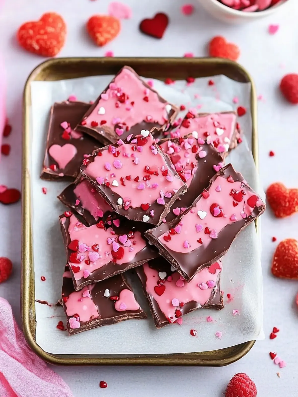 Irresistible Valentine’s Chocolate Bark for Sweet Moments 4 Valentine’s Chocolate Bark