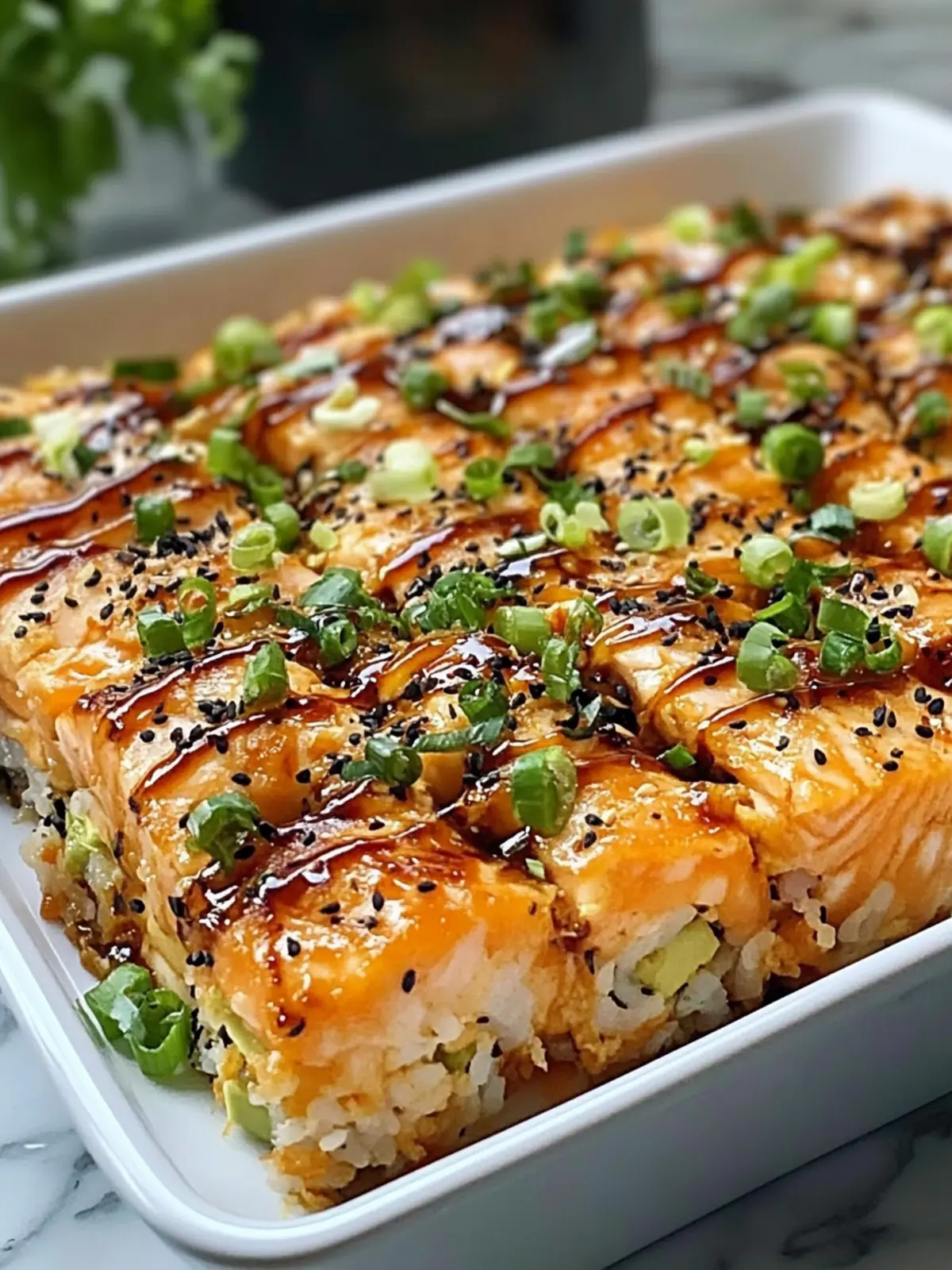 Mouthwatering Salmon Sushi Bake – Comfort Food Awaits 2 Salmon Sushi Bake