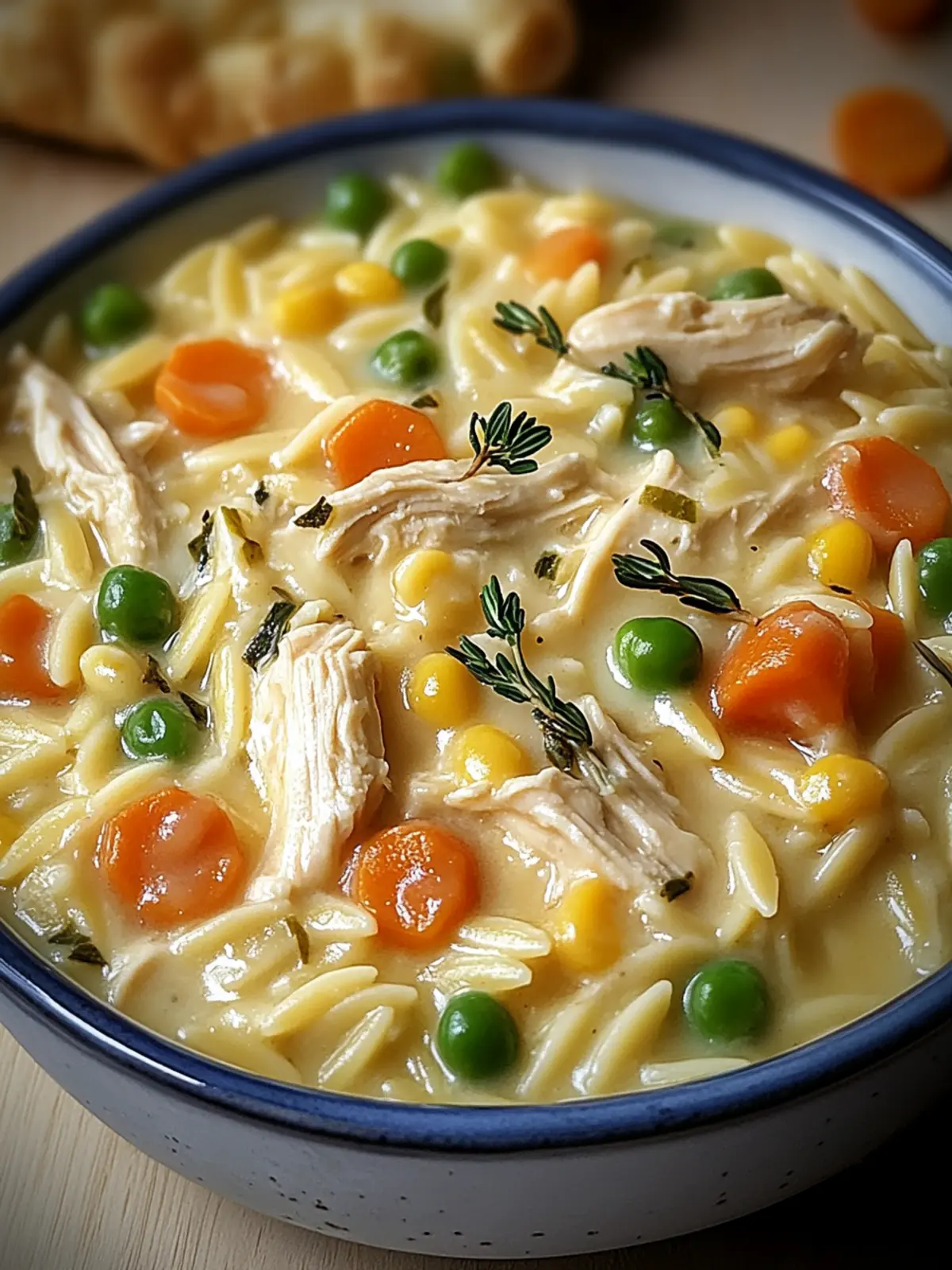 Creamy Chicken Pot Pie Orzo: Your New Favorite Comfort Meal 3 Creamy Chicken Pot Pie Orzo