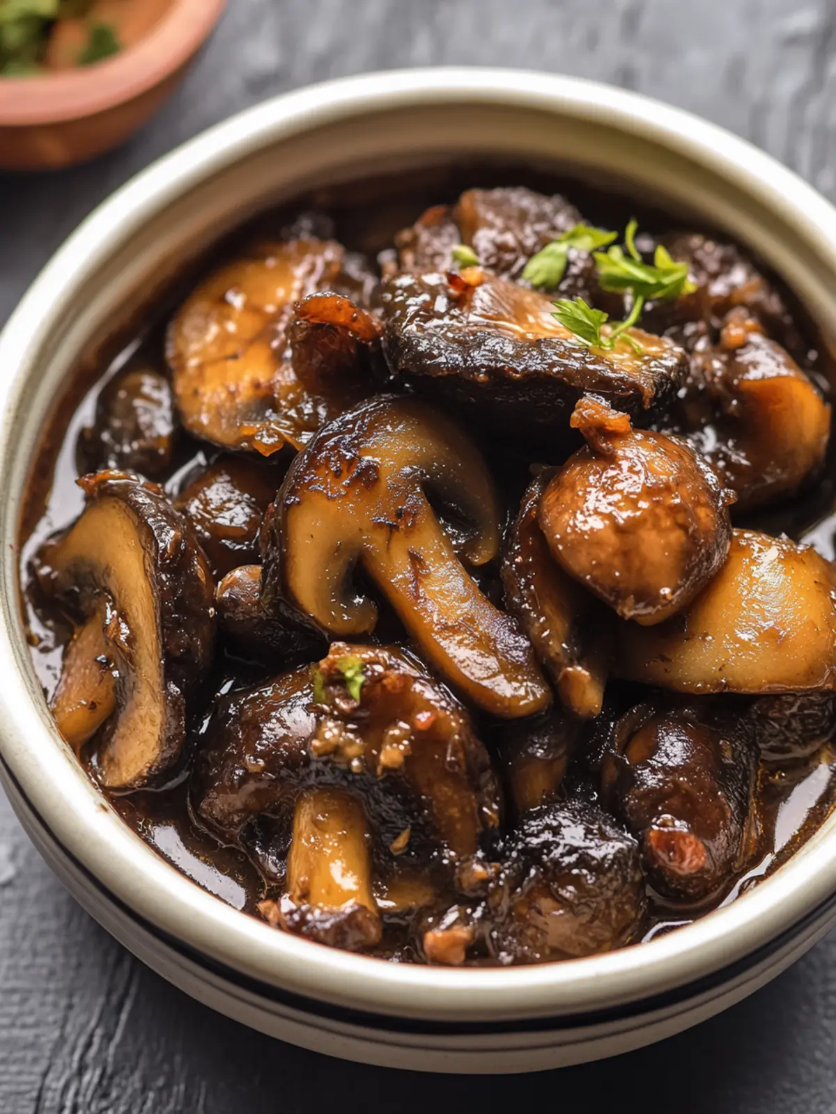 Braised Sea Cucumber with Mushrooms