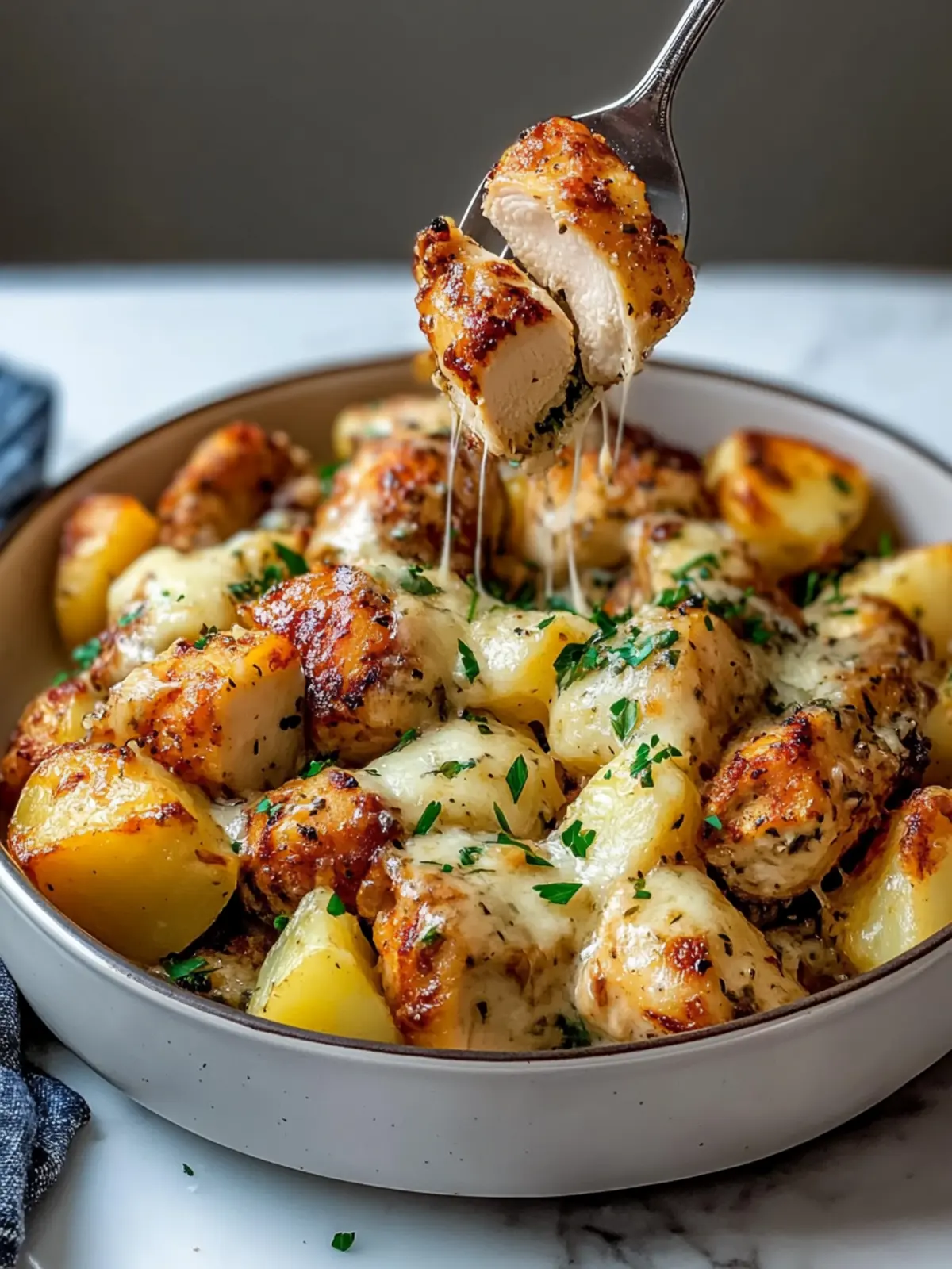 Garlic Parmesan Chicken and Potatoes