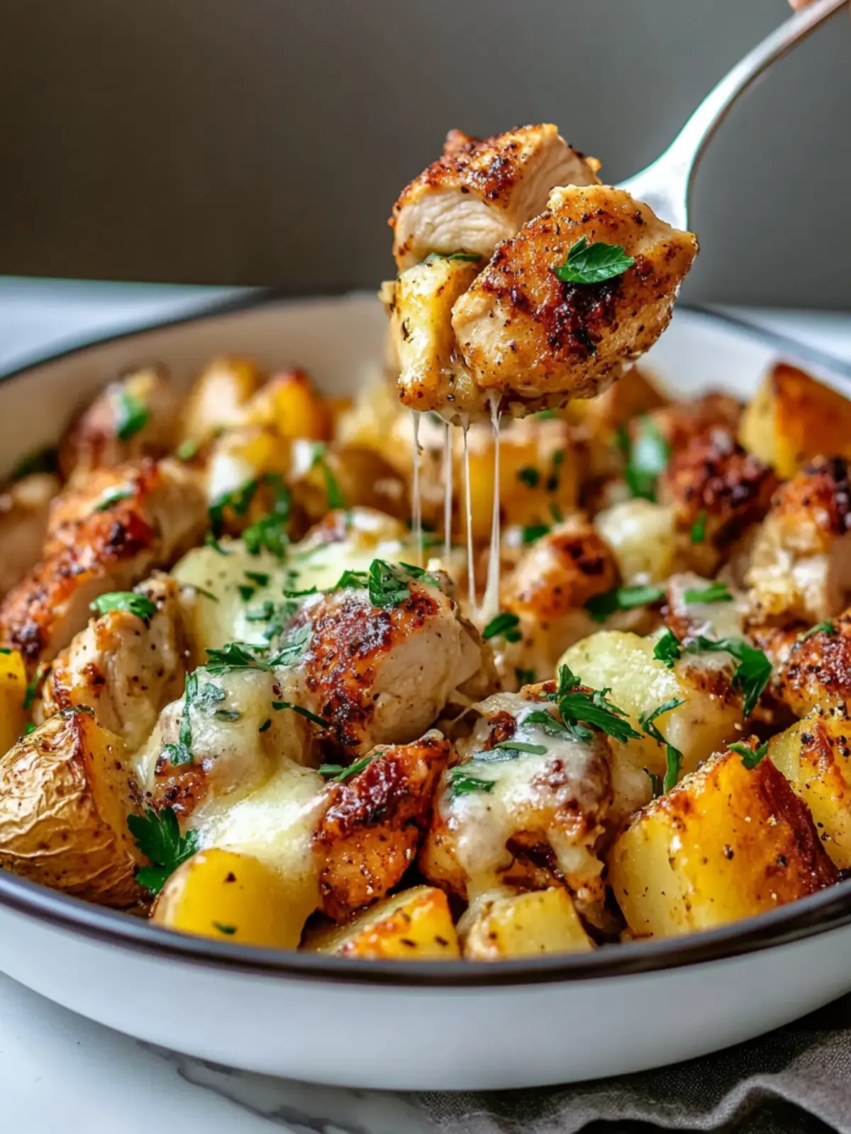Garlic Parmesan Chicken and Potatoes
