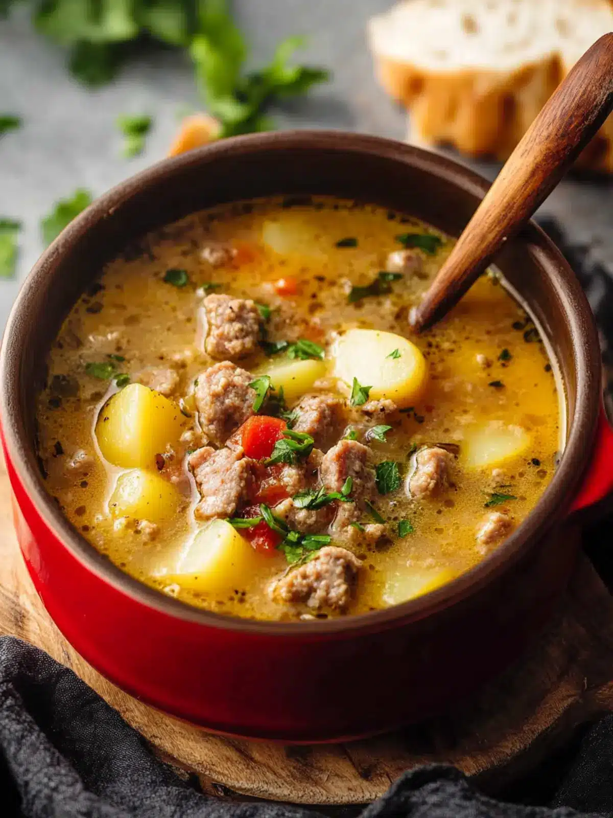 Pork Sausage Potato Soup That Warms Your Soul and Home 5 Pork Sausage Potato Soup