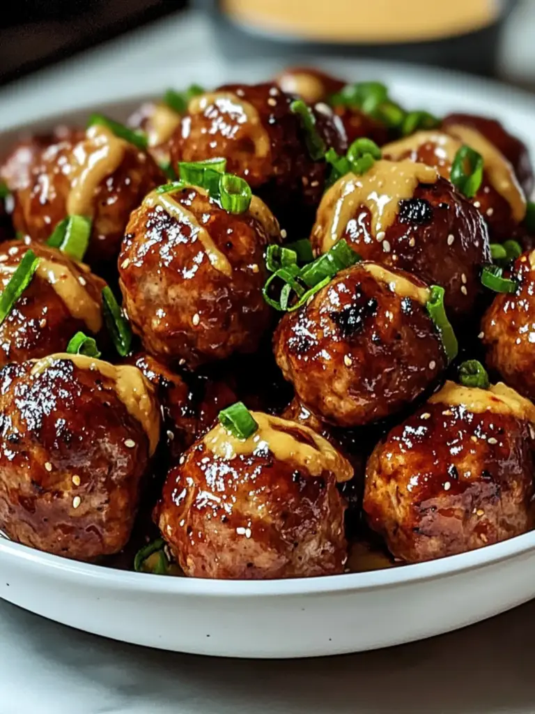 Korean BBQ Meatballs