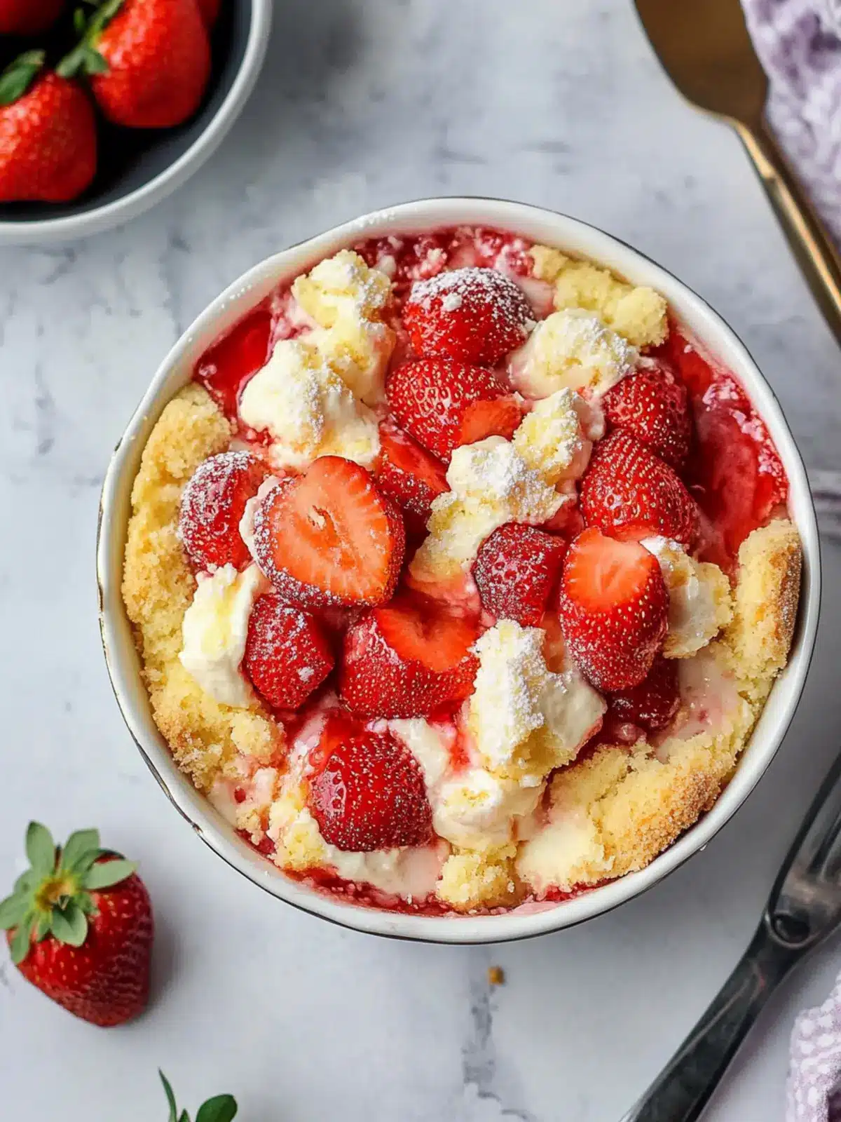 Strawberry Cheesecake Dump Cake: Easy Dessert Brilliance 3 Strawberry Cheesecake Dump Cake