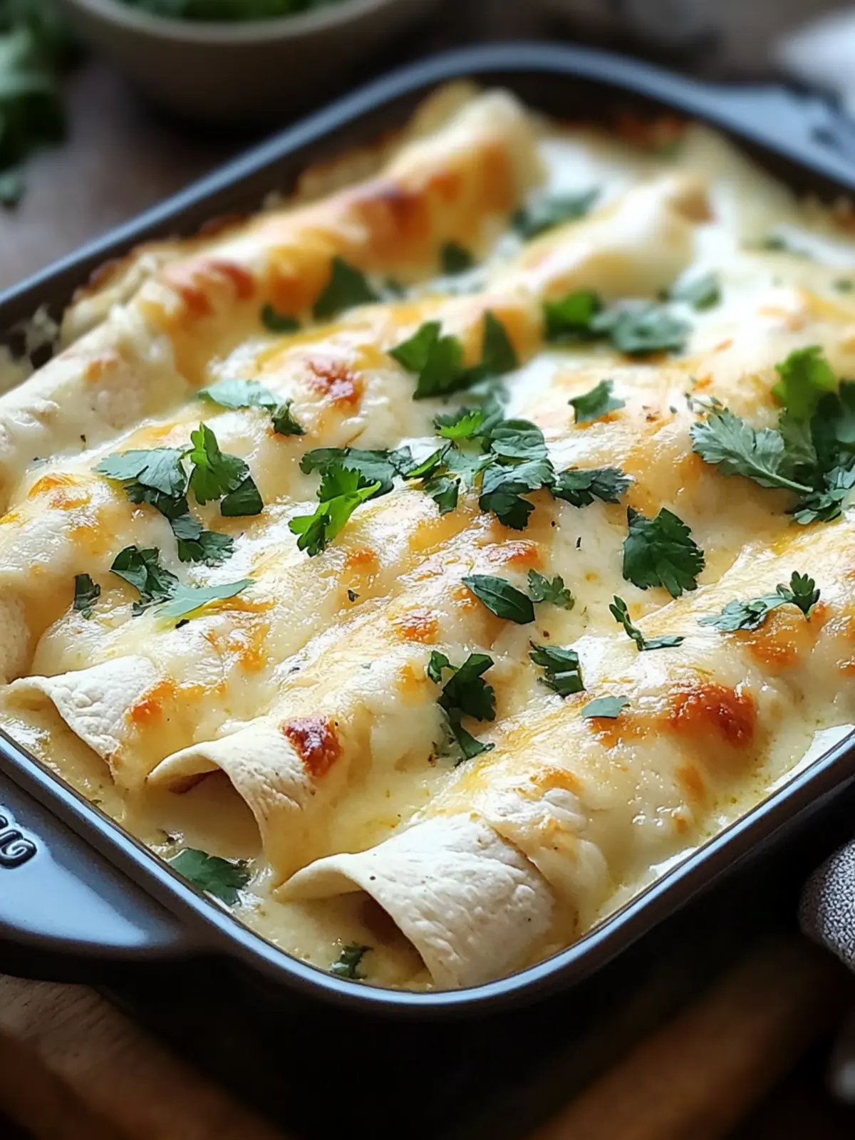 Easy White Chicken Enchiladas with Creamy White Sauce Delight 5 Easy White Chicken Enchiladas with Creamy White Sauce