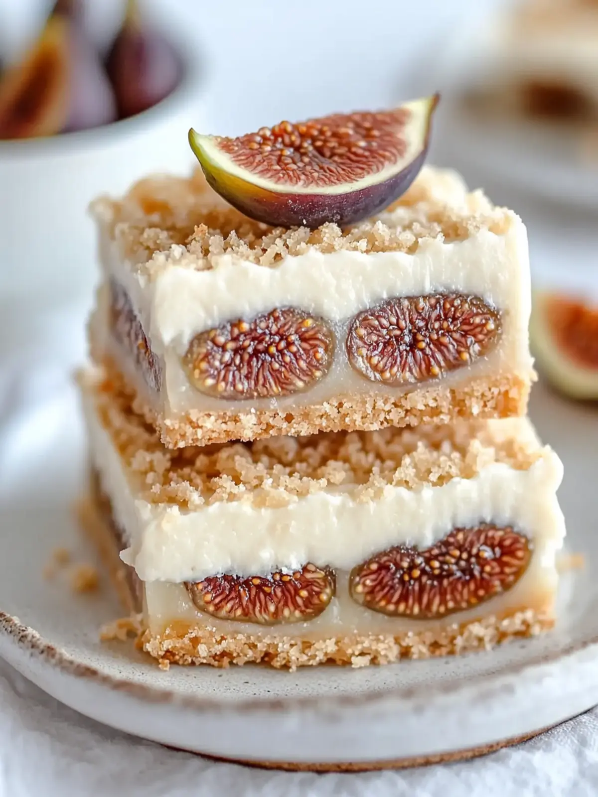 Tasty Fig and Cream Cheese Bars: A Sweet Treat to Share 3 Tasty Fig And Cream Cheese Bars