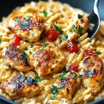 One-Pot Cajun Chicken Alfredo Orzo: Comfort in Every Bite 6 One‑Pot Cajun Chicken Alfredo Orzo