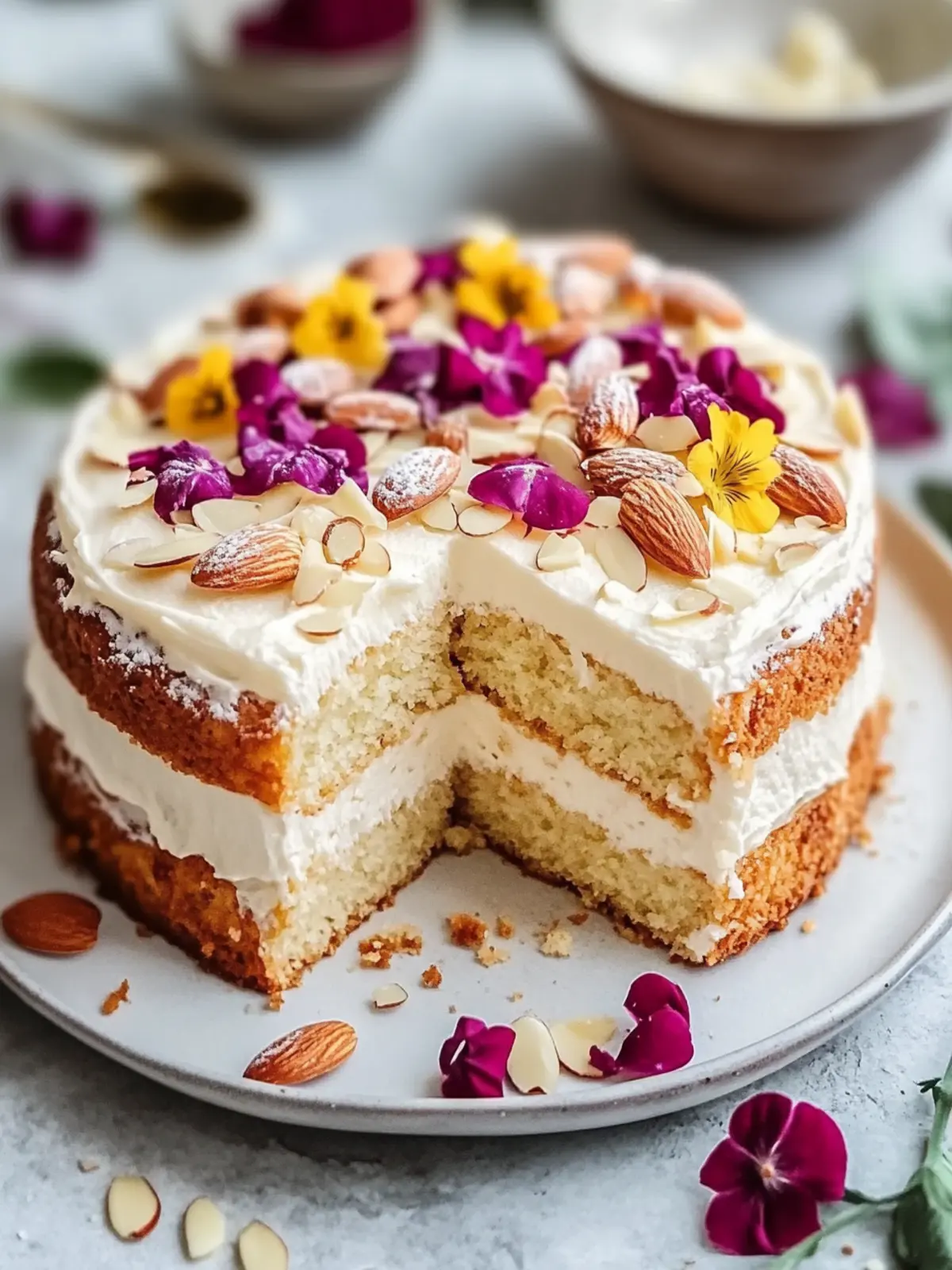 Vegan Almond Cake
