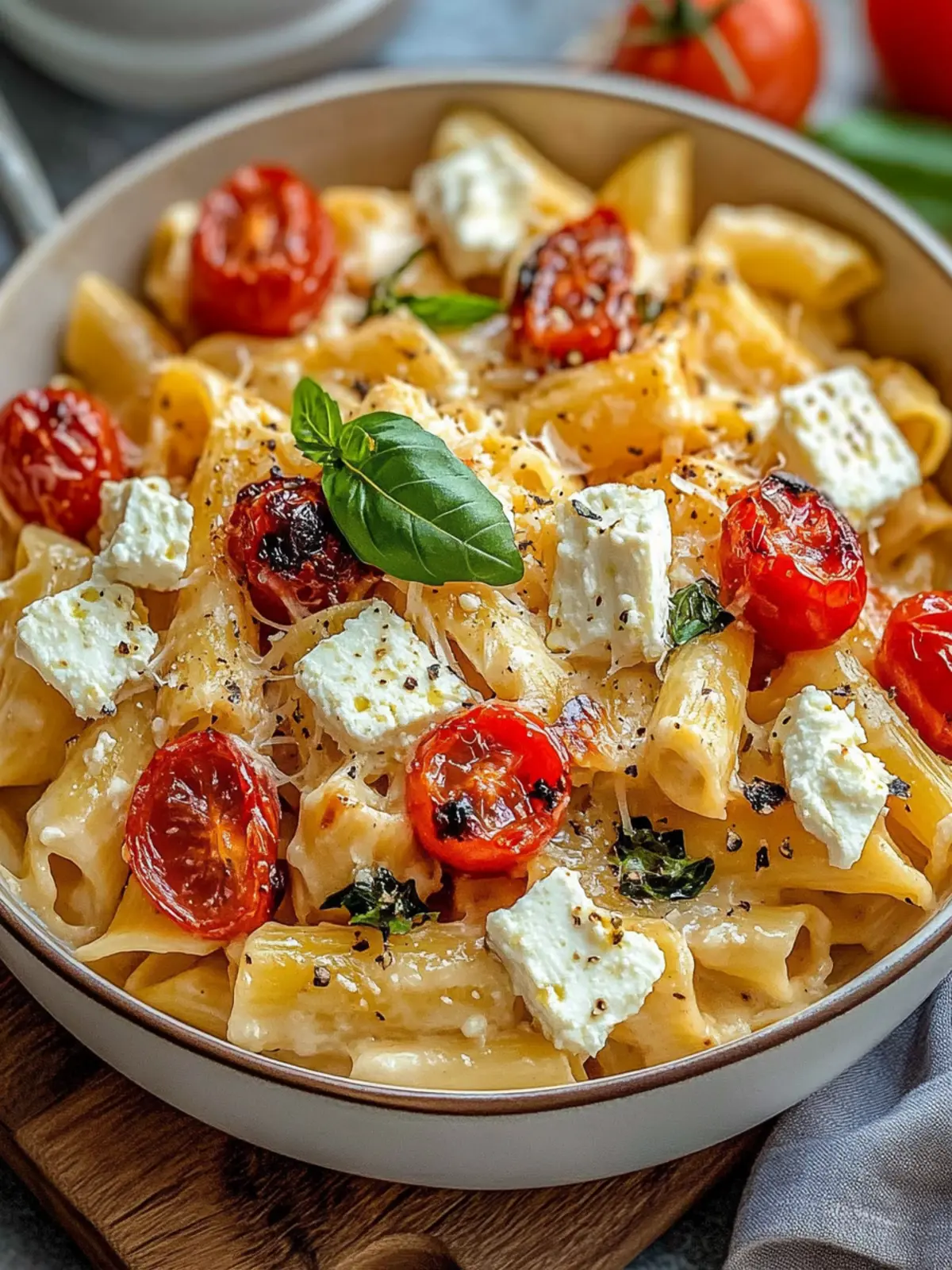 Baked Feta Tomato Pasta Recipe