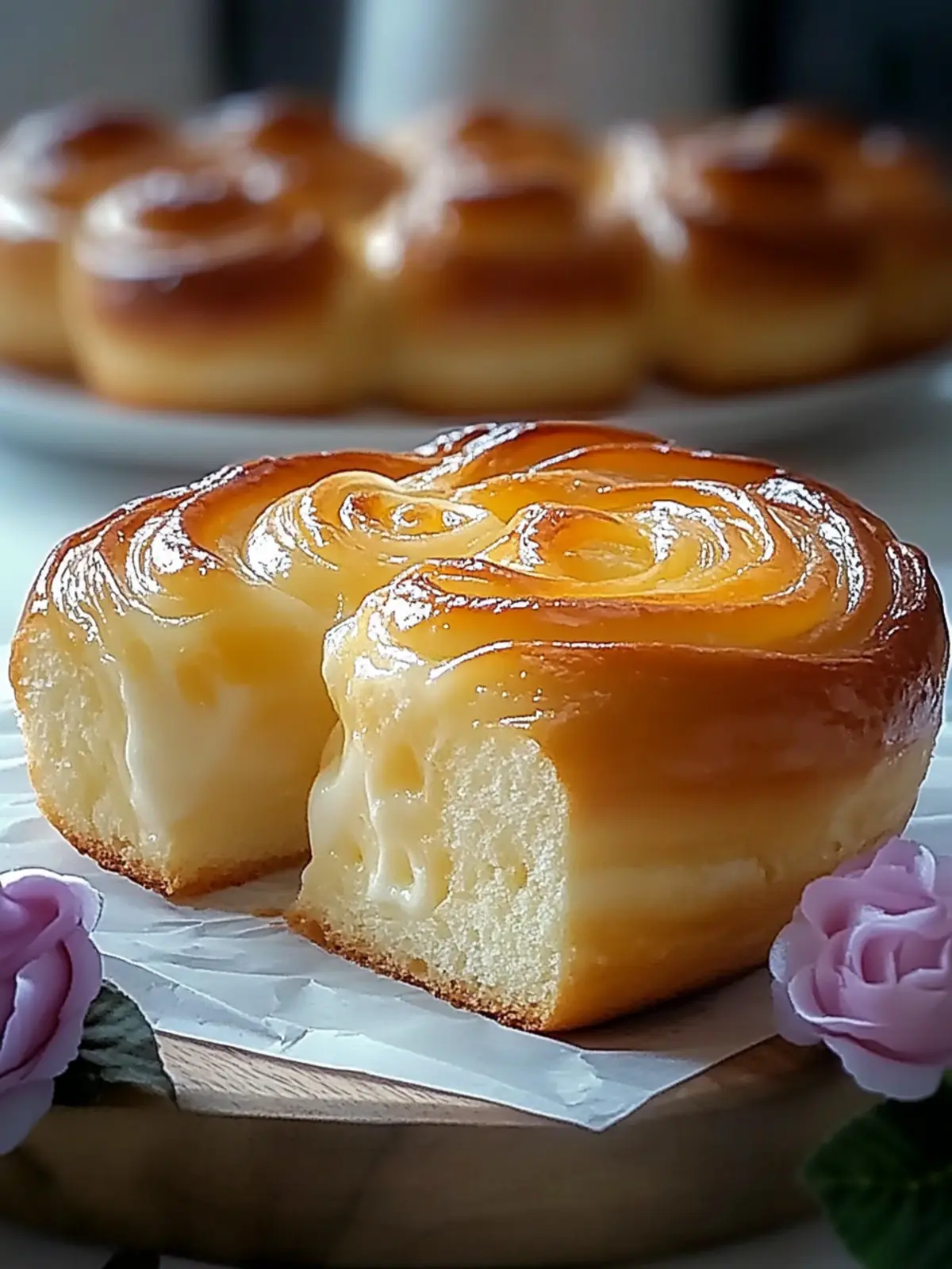 Easy Custard-Filled Sweet Bread Recipe