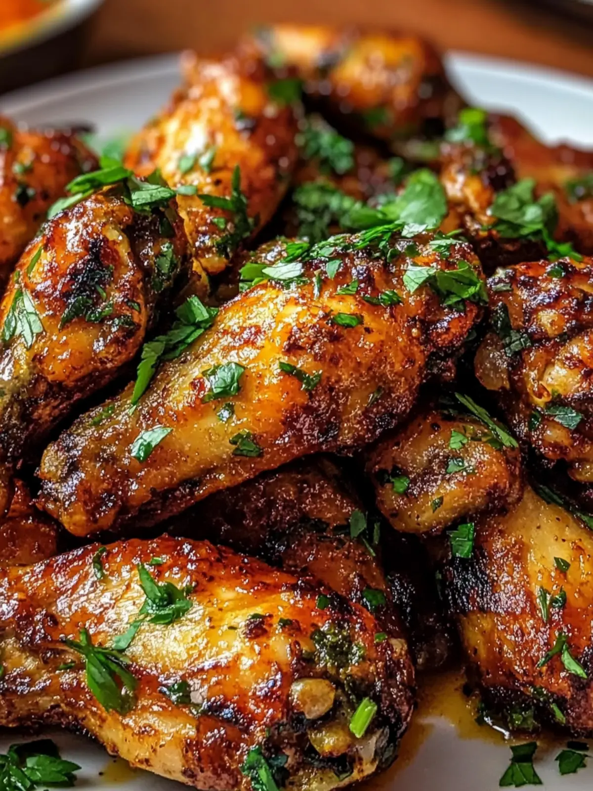 Cajun Garlic Chicken Wings Feast