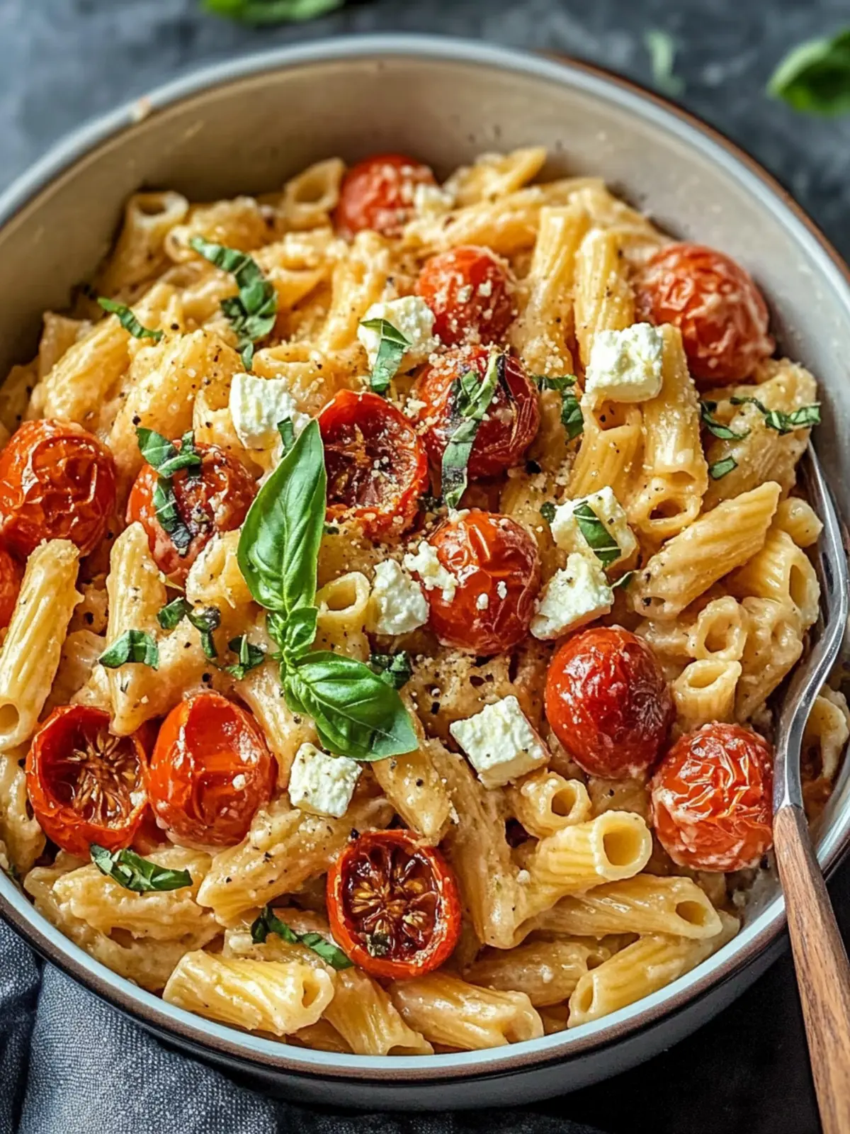 Baked Feta Tomato Pasta Recipe