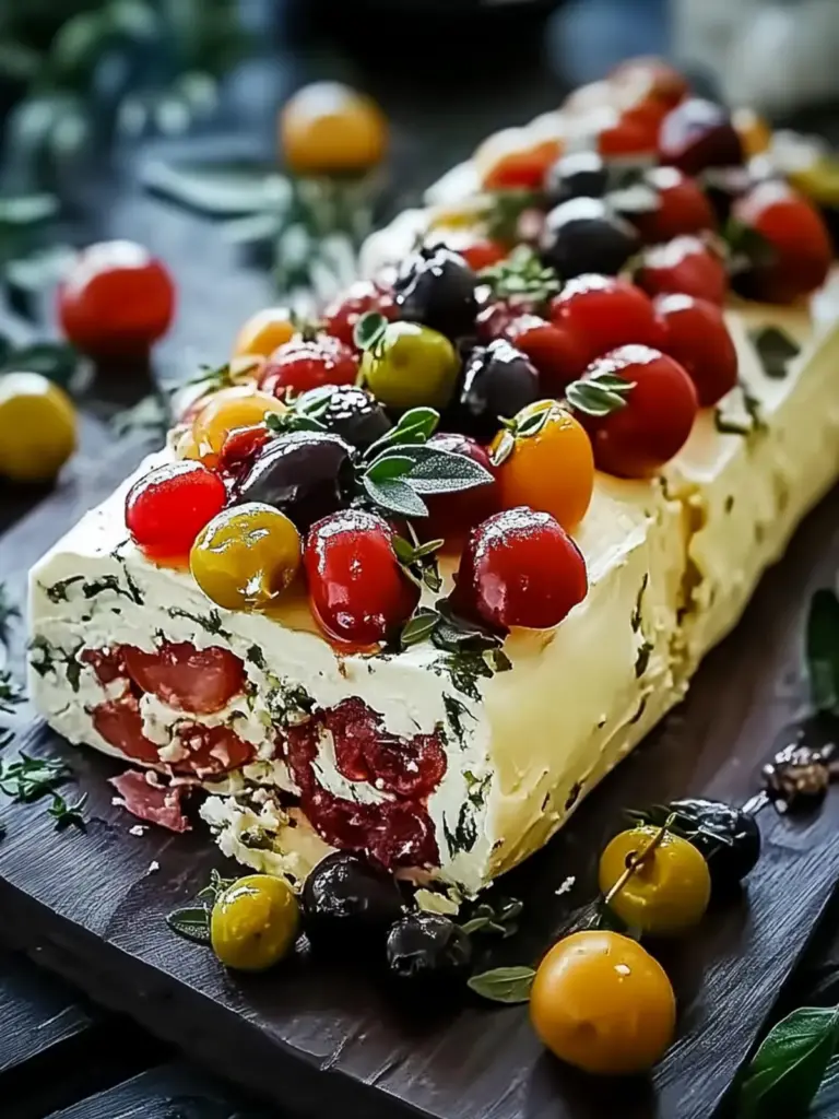 Antipasto Cream Cheese Log
