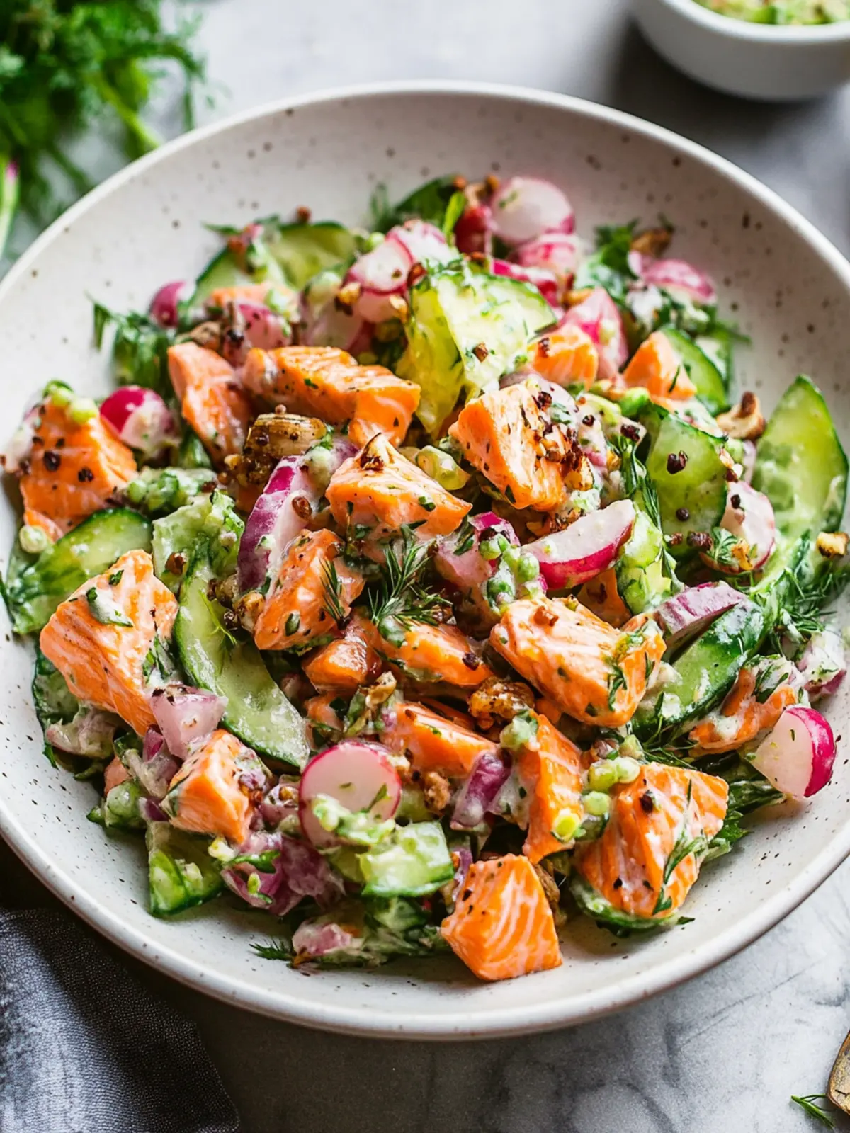 Creamy Flaky Salmon Salad: Your Perfect Summer Delight 4 Flaky Salmon Salad