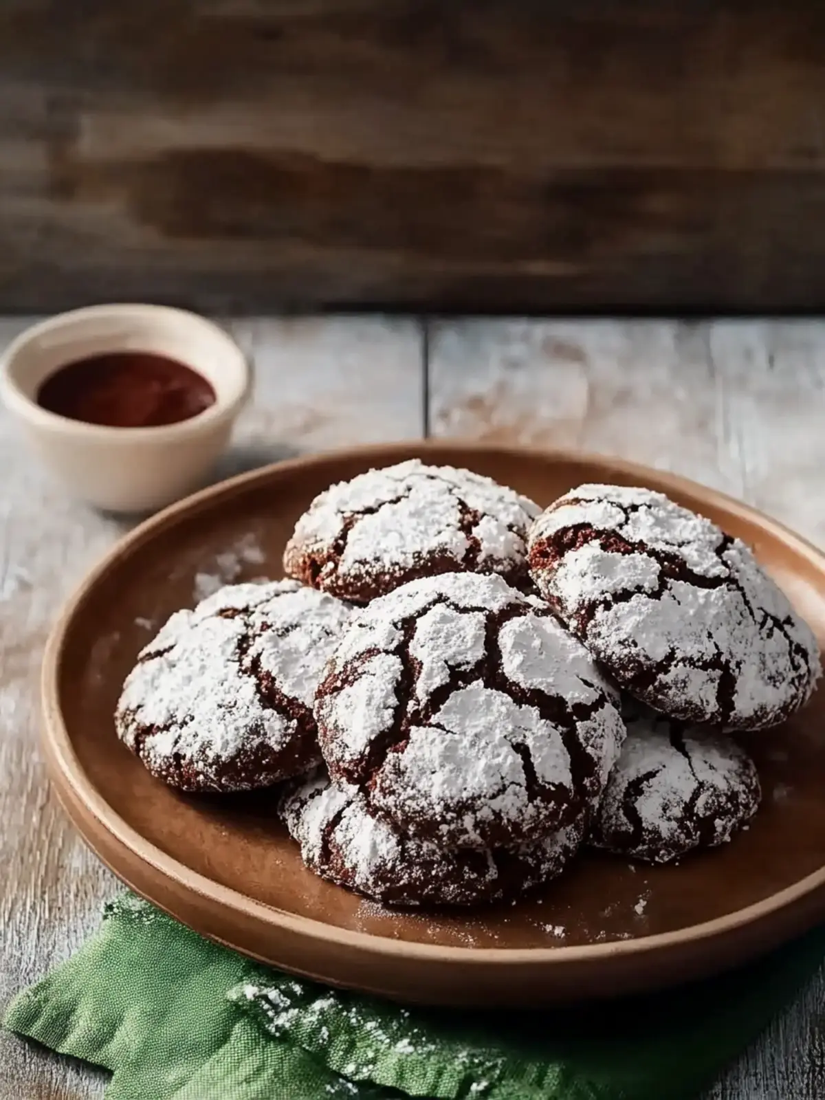 Chocolate Crinkle Cookies