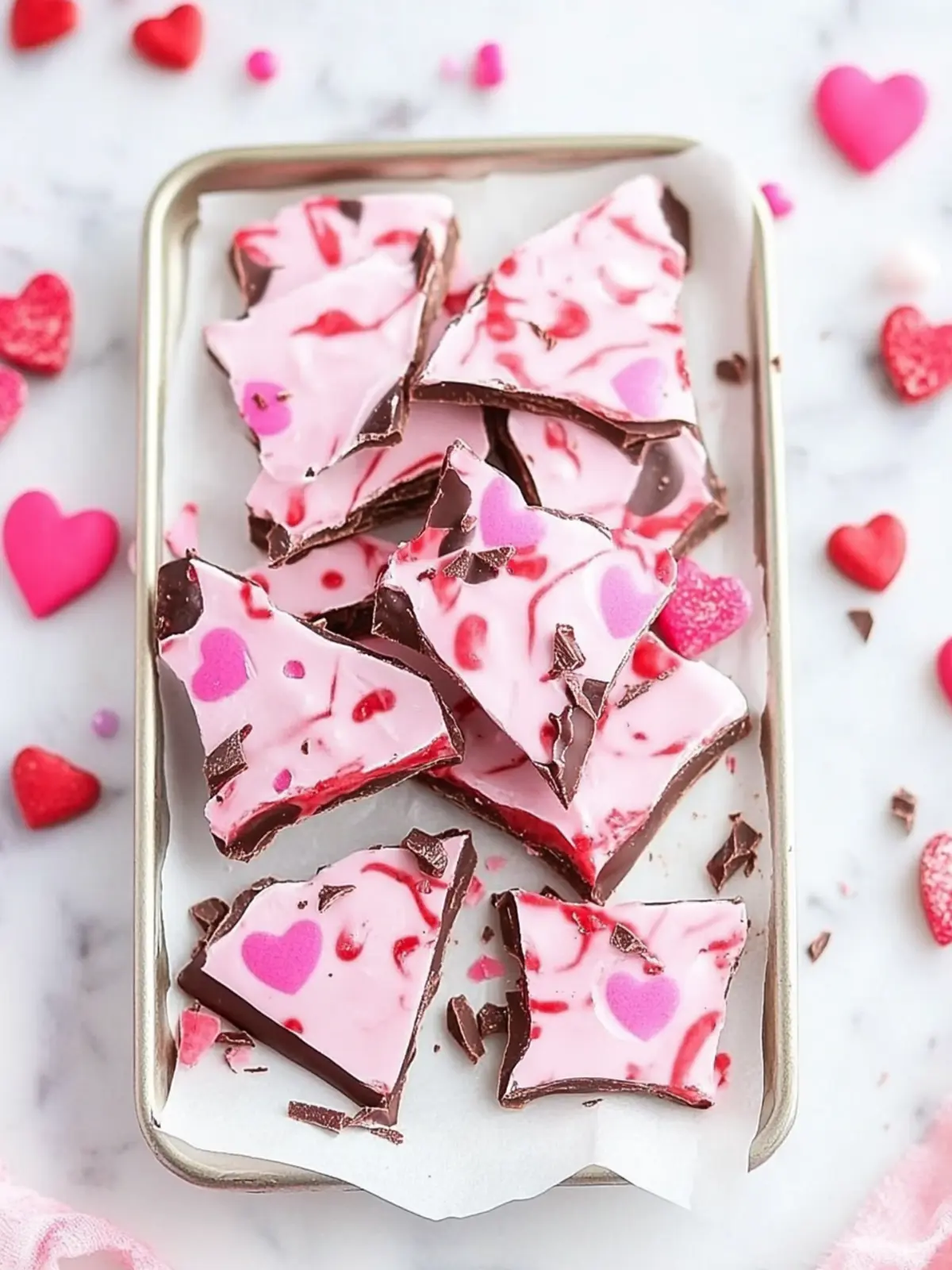 Irresistible Valentine’s Chocolate Bark for Sweet Moments 2 Valentine’s Chocolate Bark