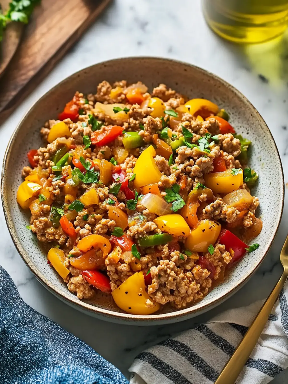 Delicious Ground Turkey and Peppers in 30 Minutes Flat 3 Ground Turkey and Peppers