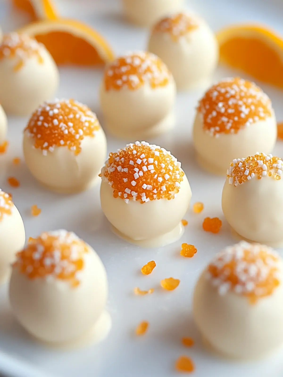 Orange Creamsicle Truffles