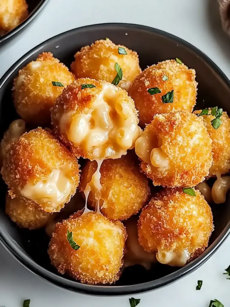 air fryer mac and cheese balls