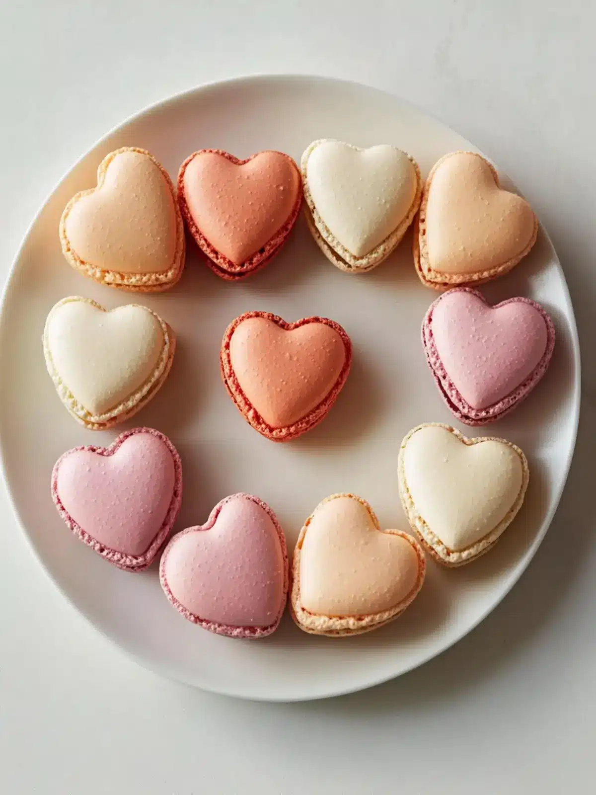 Delicious Heart-Shaped Macarons for Your Sweetest Moments 5 Heart-Shaped Macarons