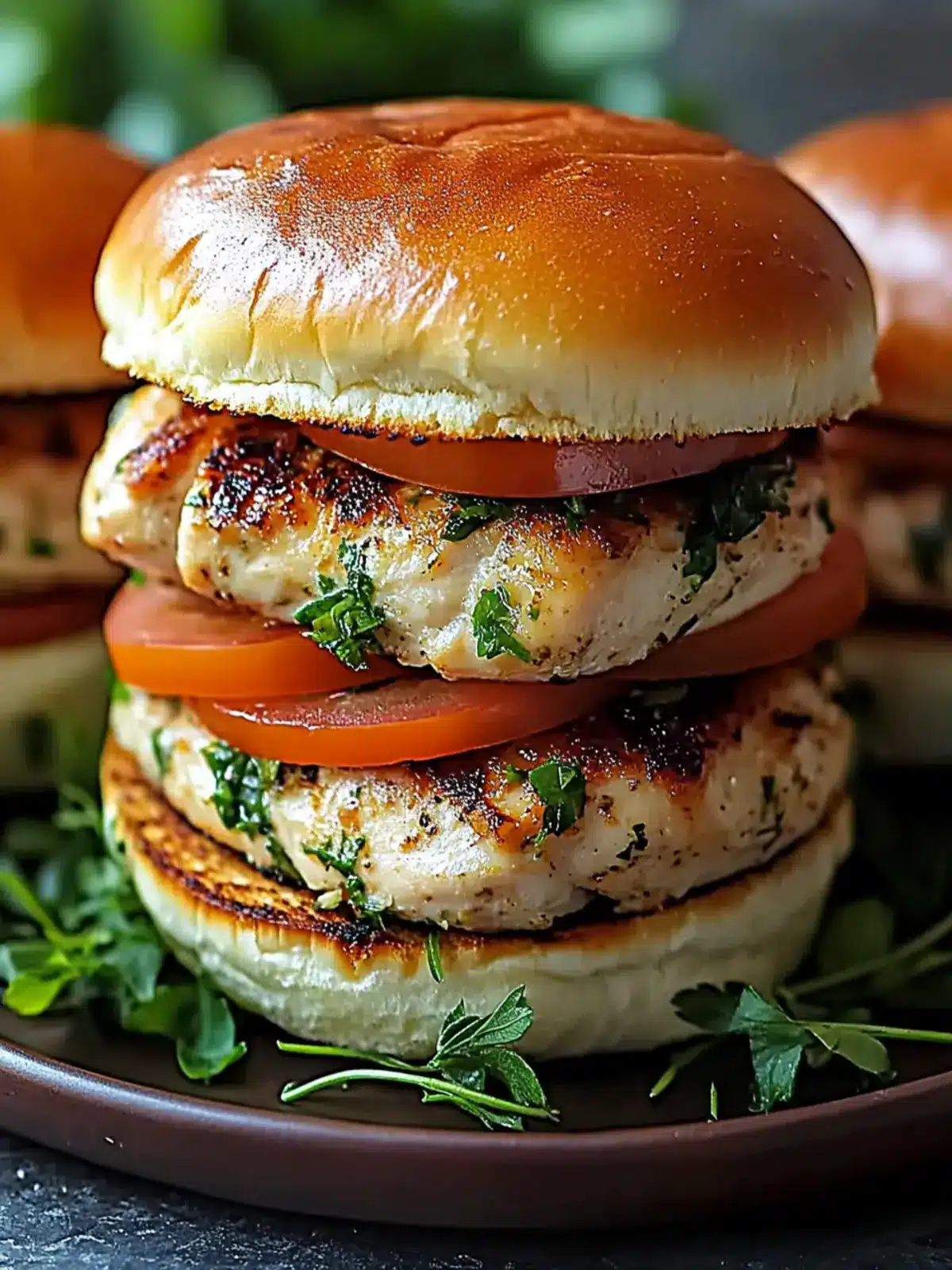 Lemon Herb Chicken Sliders