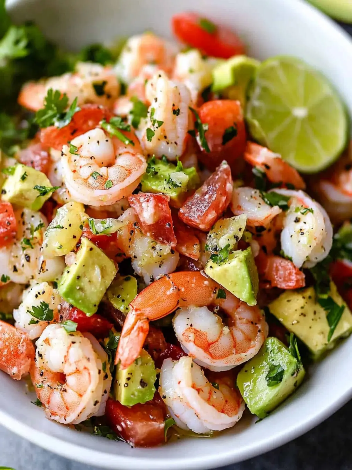Zesty Lime Shrimp and Avocado Salad for a Vibrant Summer! 2 Zesty Lime Shrimp and Avocado Salad