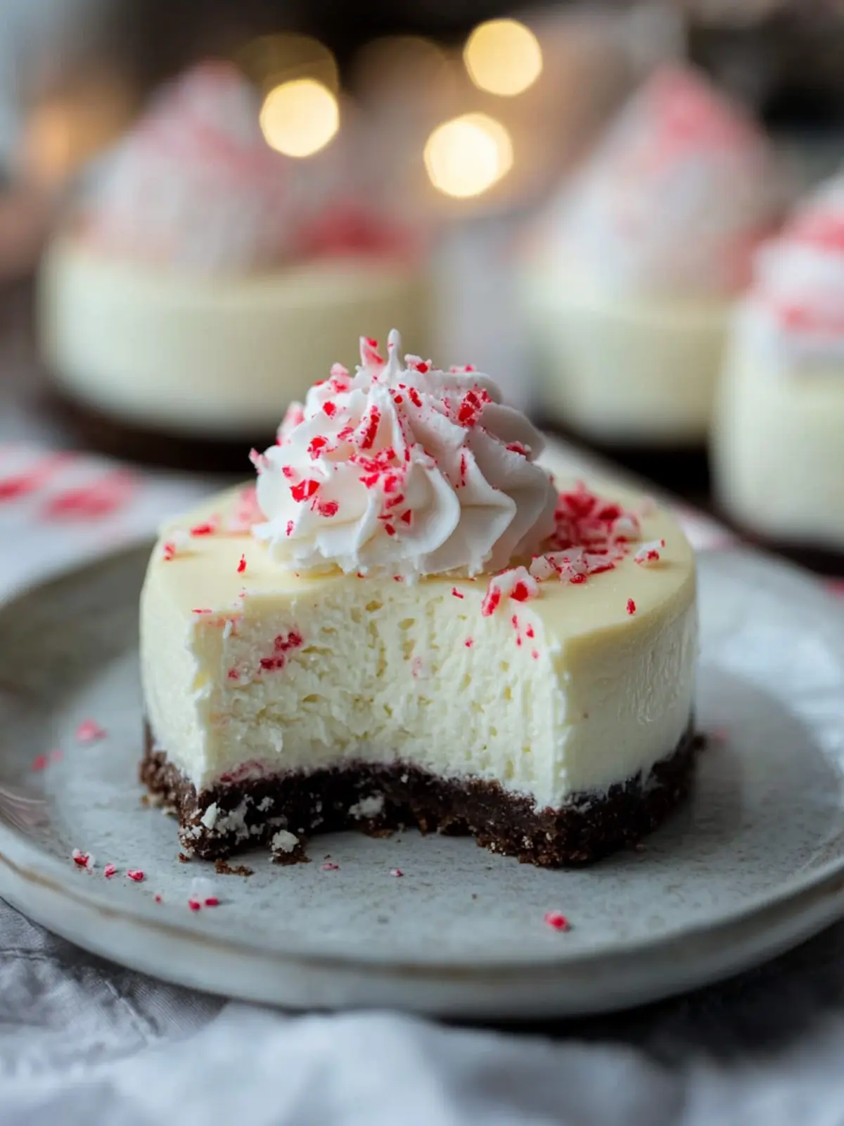 Keto Peppermint Cheesecake
