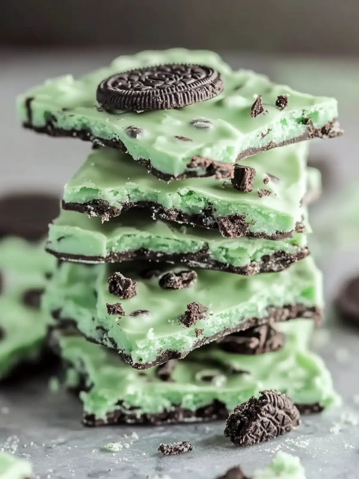 4 Ingredient Mint Oreo Bark