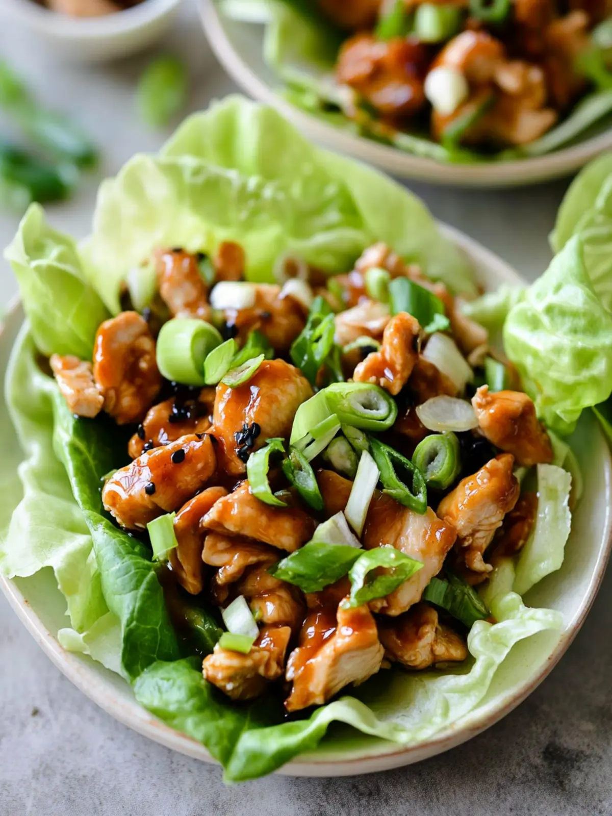 Hot Honey Chicken Lettuce Wraps for a Quick, Zesty Dinner 4 Hot Honey Chicken Lettuce Wraps