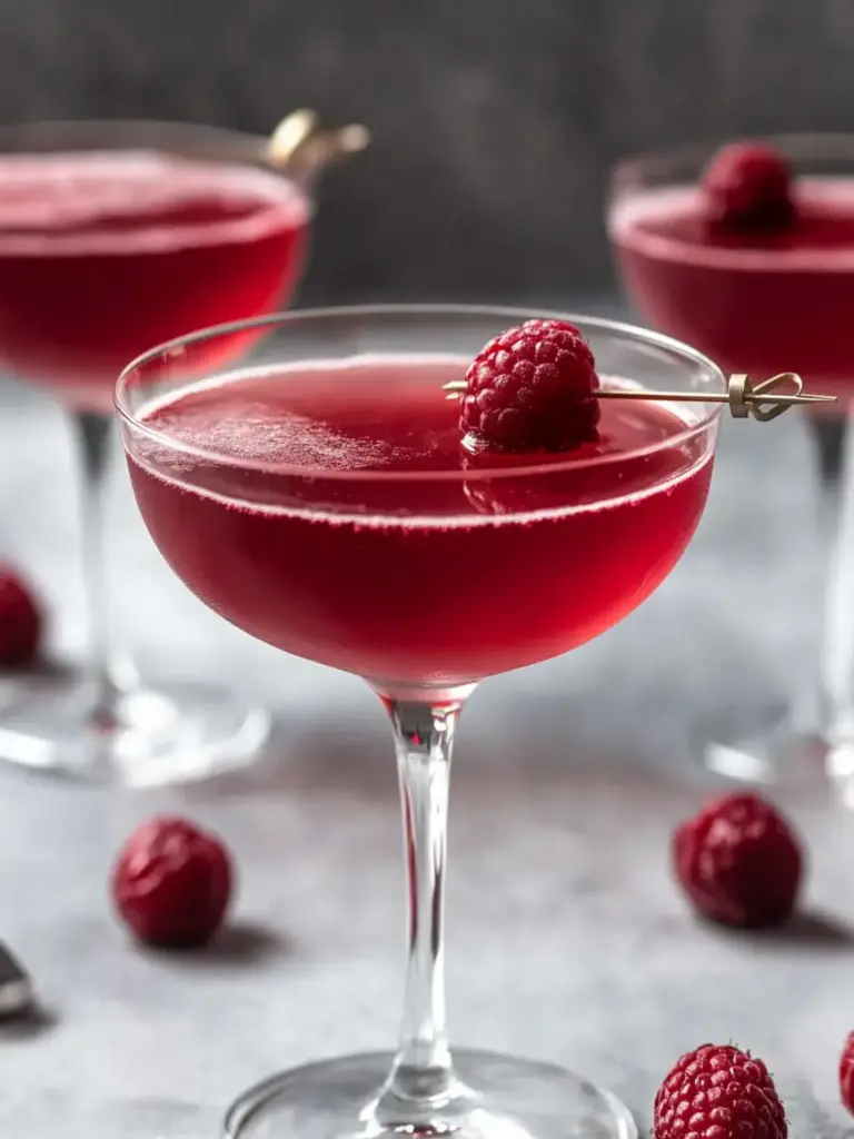 Love Potion Cocktail (Raspberry & Champagne)