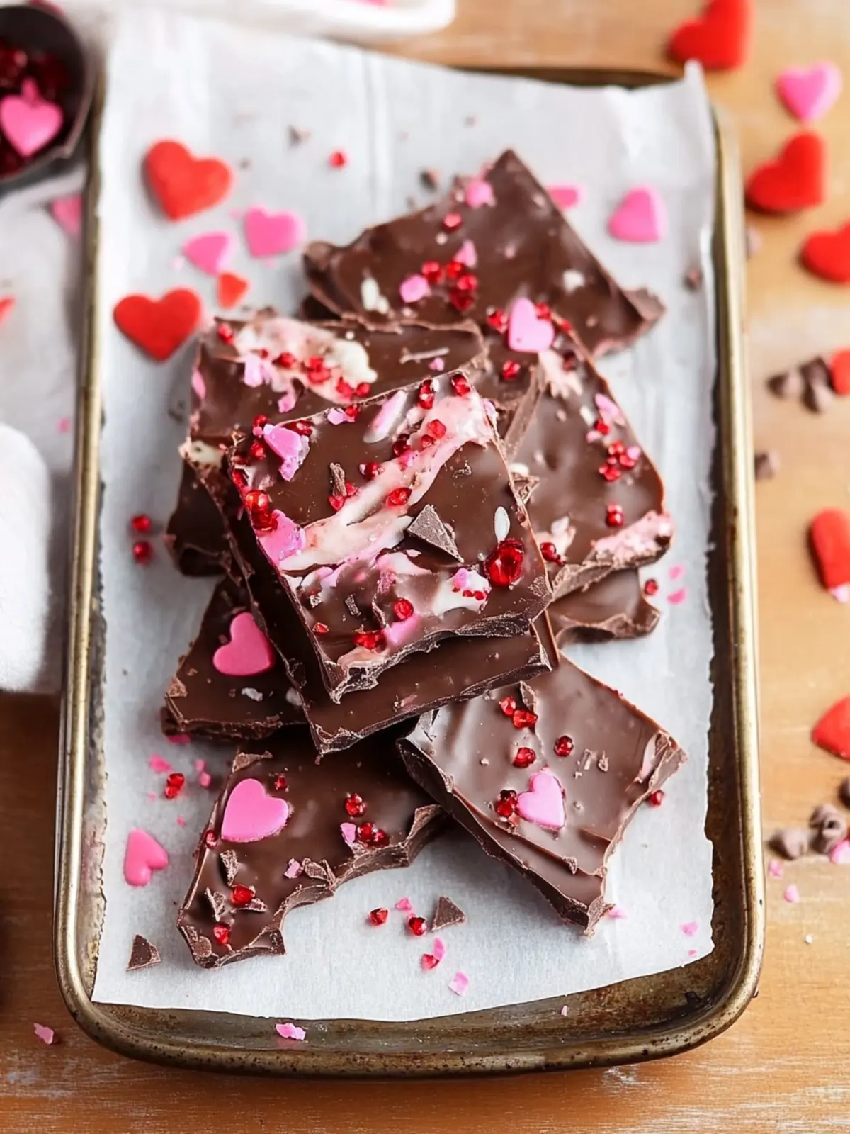 Irresistible Valentine’s Chocolate Bark for Sweet Moments 3 Valentine’s Chocolate Bark