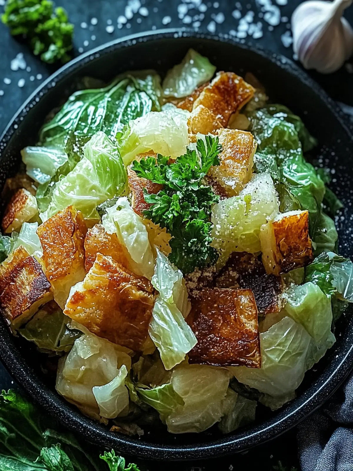 Sizzling Cabbage Delight