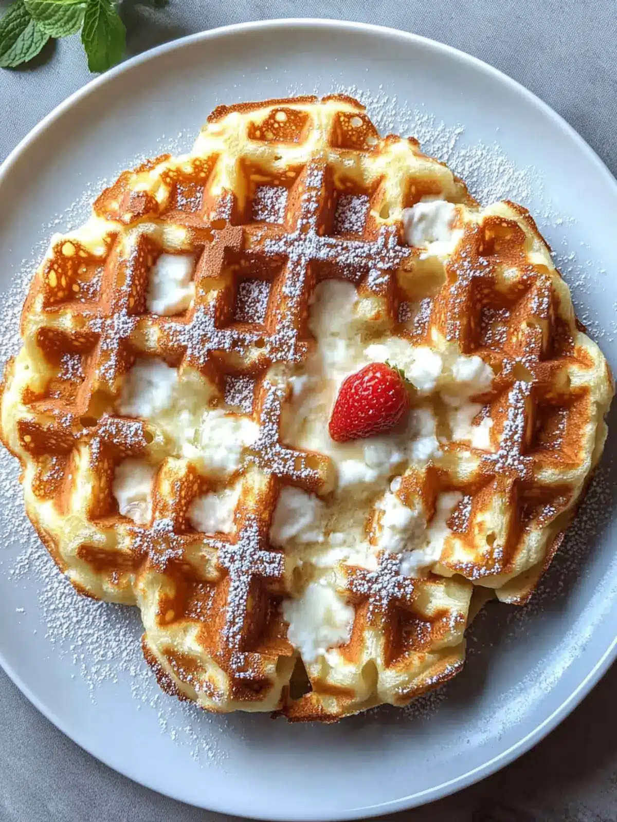 Cottage Cheese Chaffle