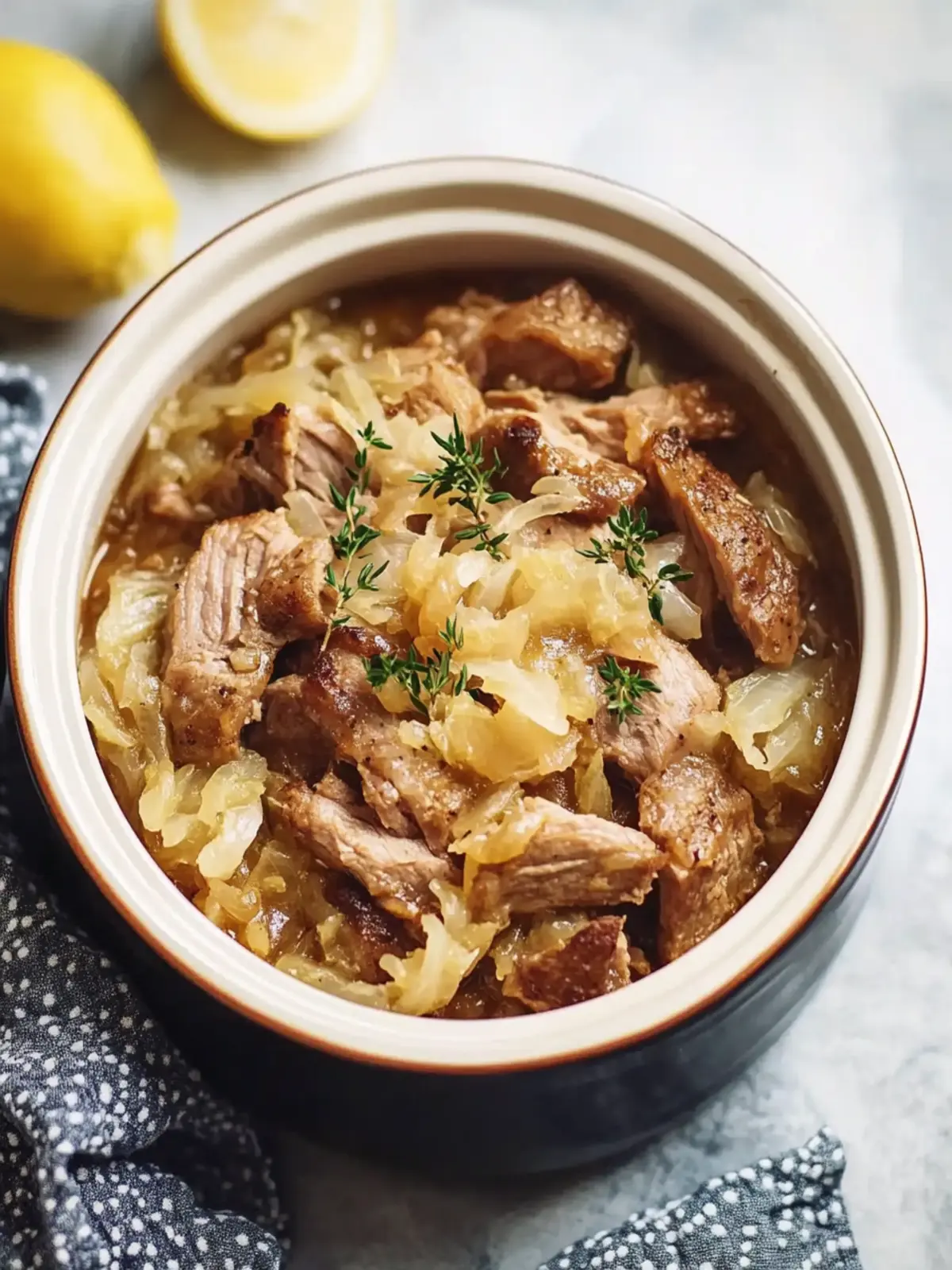 Mouthwatering Slow Cooker Pork and Sauerkraut for Cozy Nights 2 Mouthwatering Slow Cooker Pork and Sauerkraut