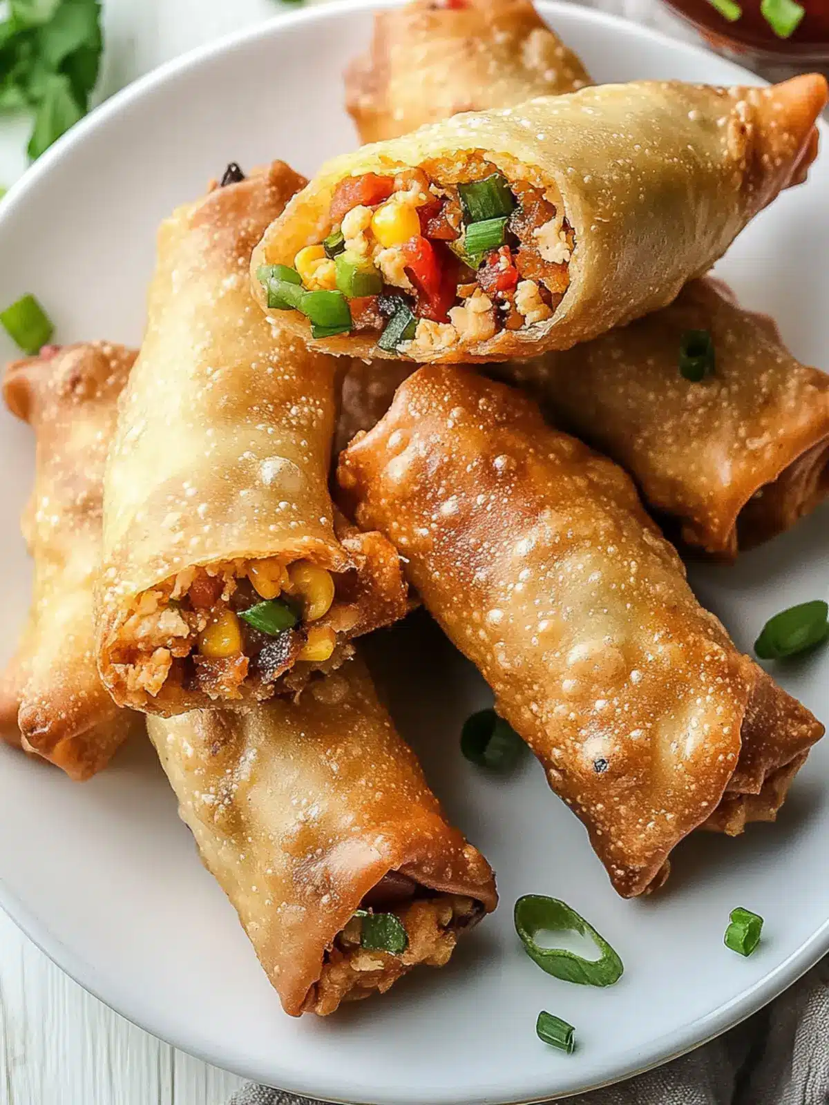 Air Fryer Chili’s Southwest Egg Rolls