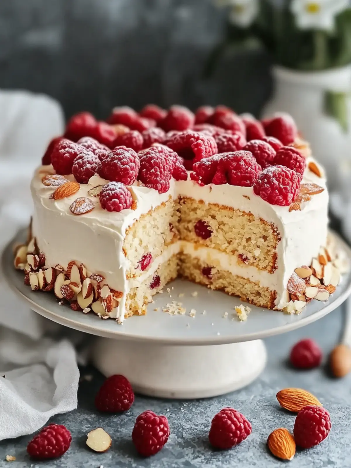 Vegan Almond Cake