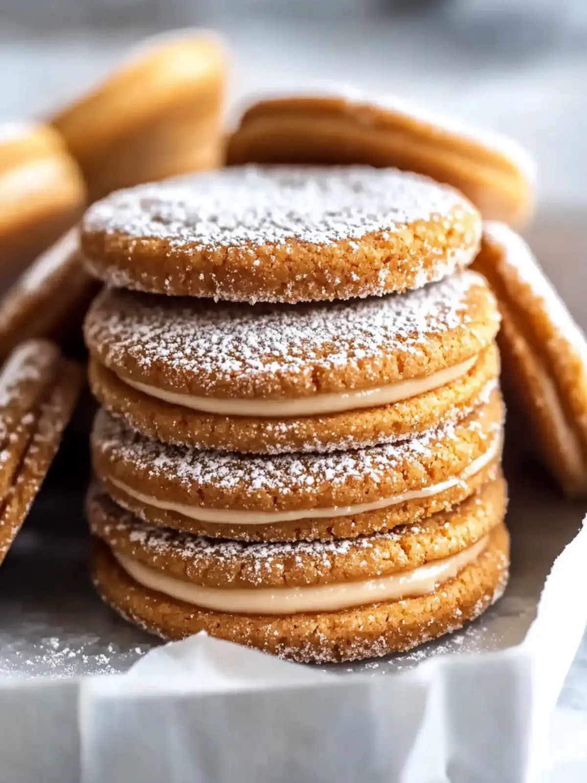 Soft Dulce De Leche Cinnamon Sandwich Cookies