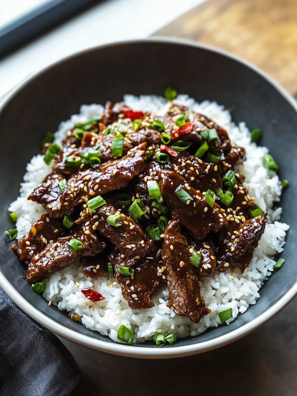 Slow Cooker Mongolian Beef with Secret Spices