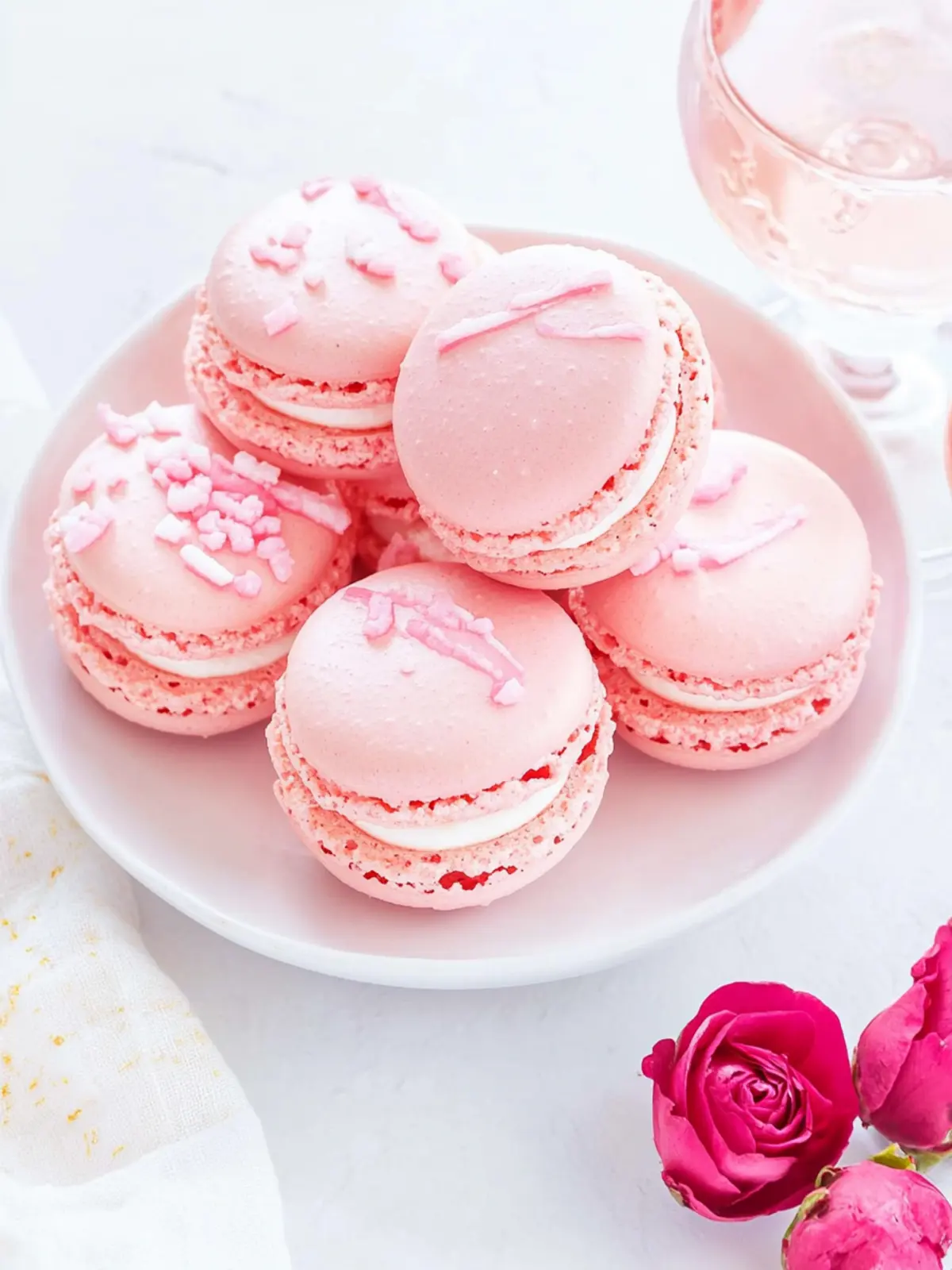 Delicious Pink Champagne Macarons to Elevate Your Celebration 4 Pink Champagne Macarons