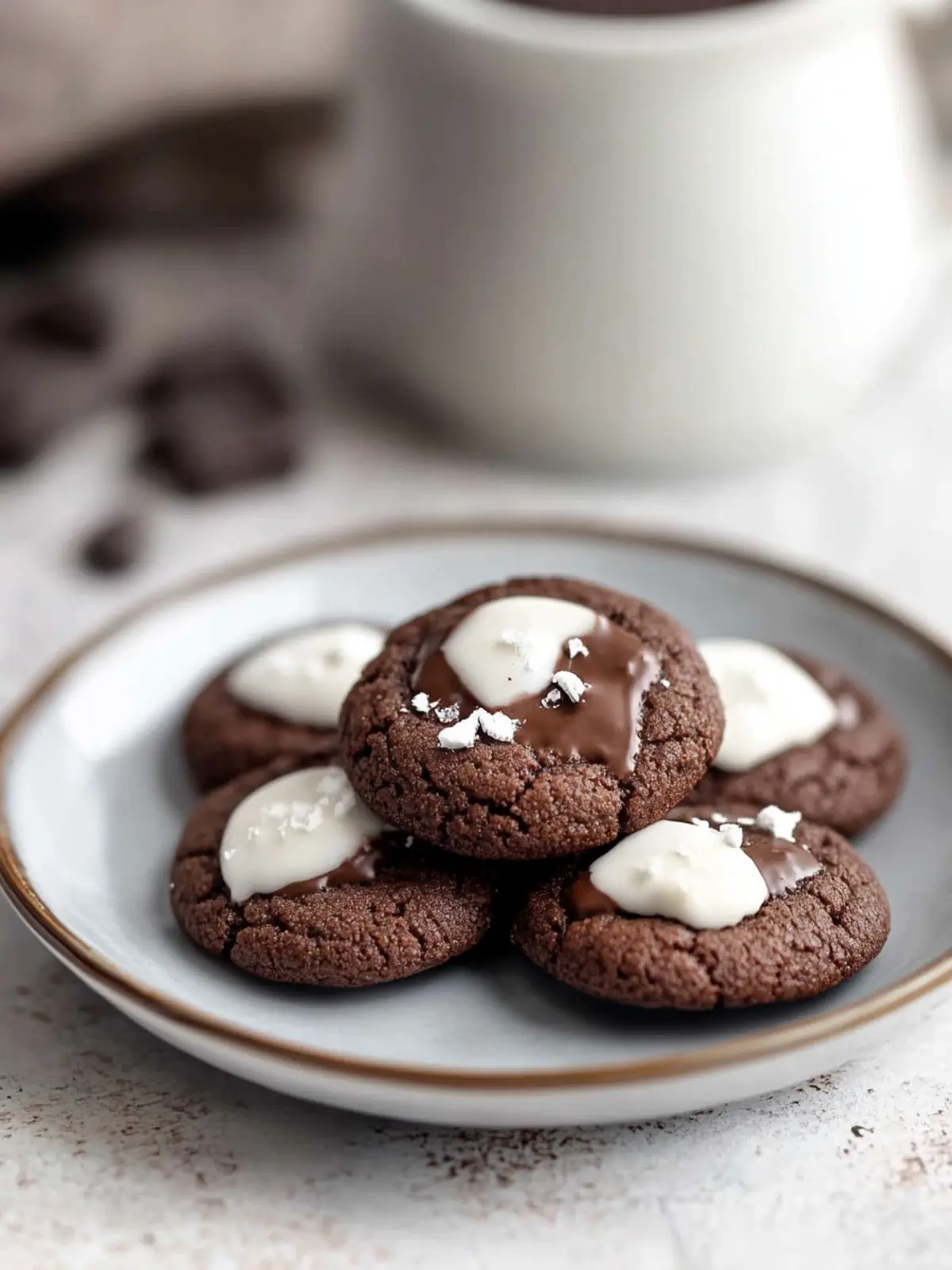 Decadent Keto Hot Chocolate Cookies for Cozy Nights! 2 Keto Hot Chocolate Cookies