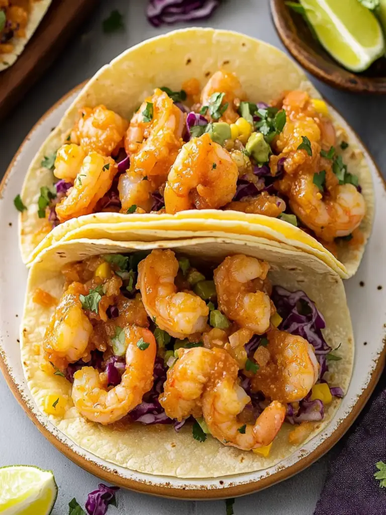 Air Fryer Bang Bang Shrimp Tacos