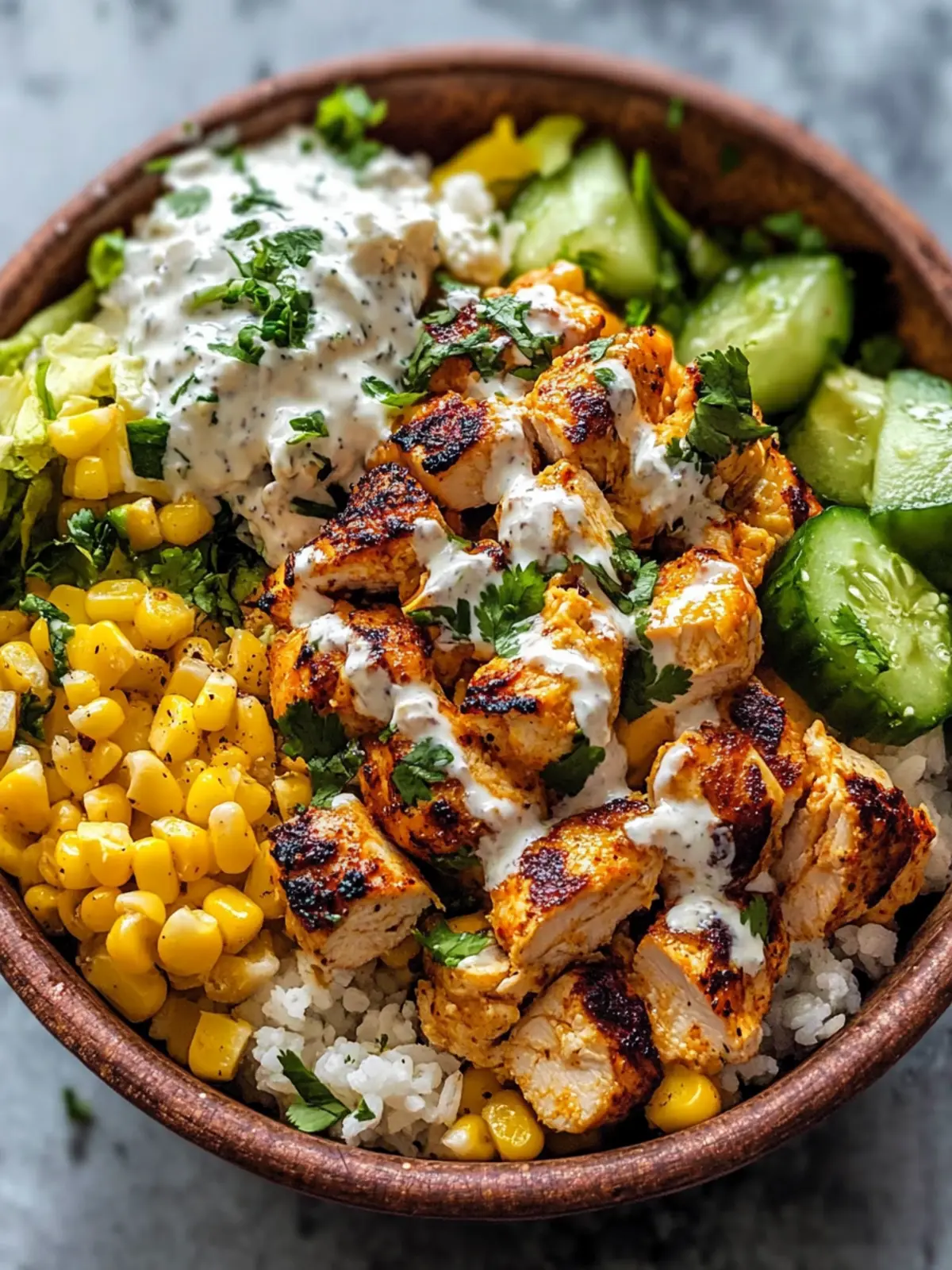 Tasty Street Corn Chicken Bowl