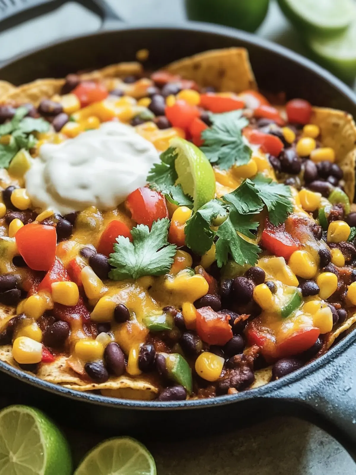 Crazy Simple Black Bean and Corn Taco Skillet