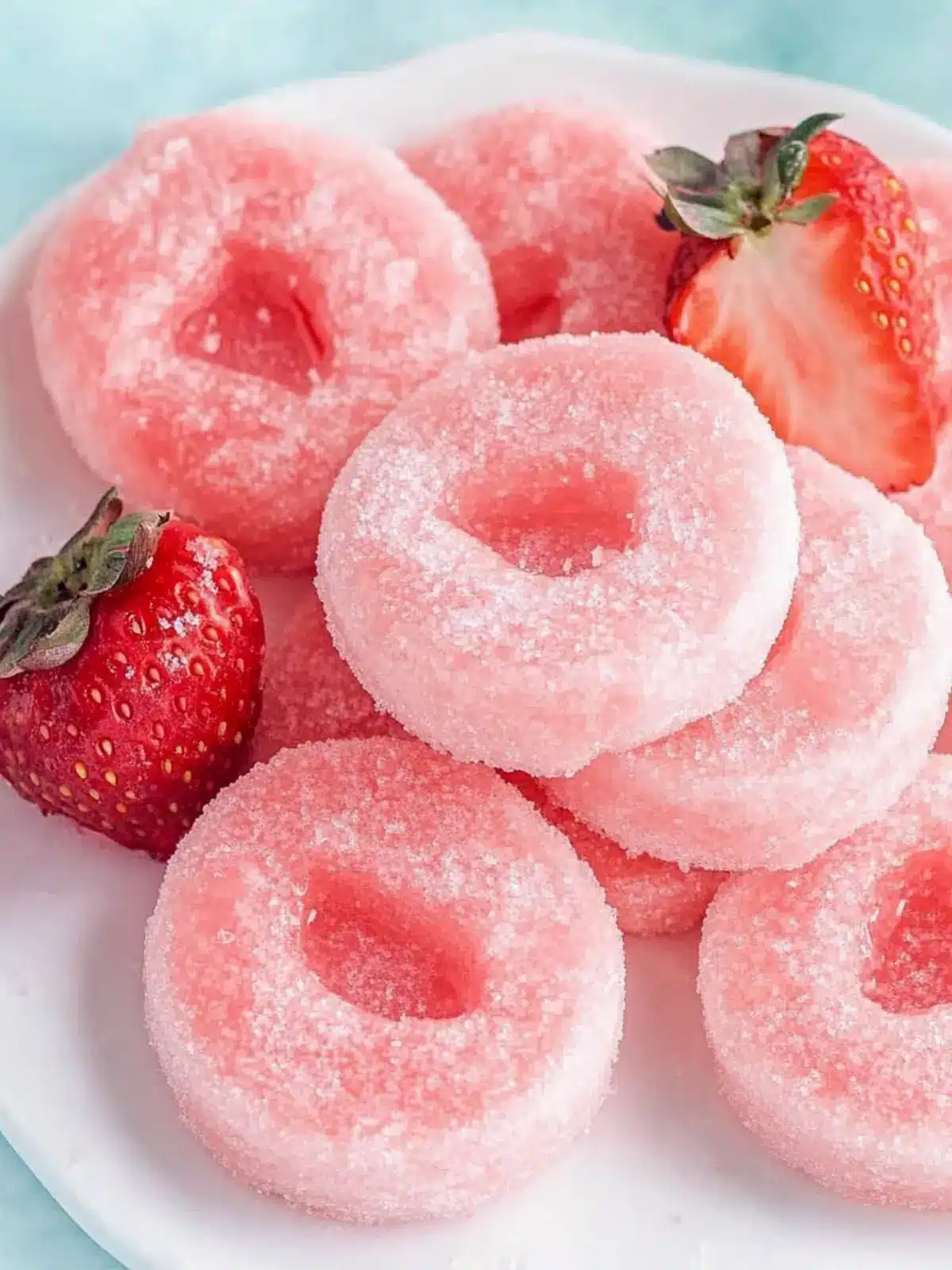 Strawberry Jello Sugar Cookies