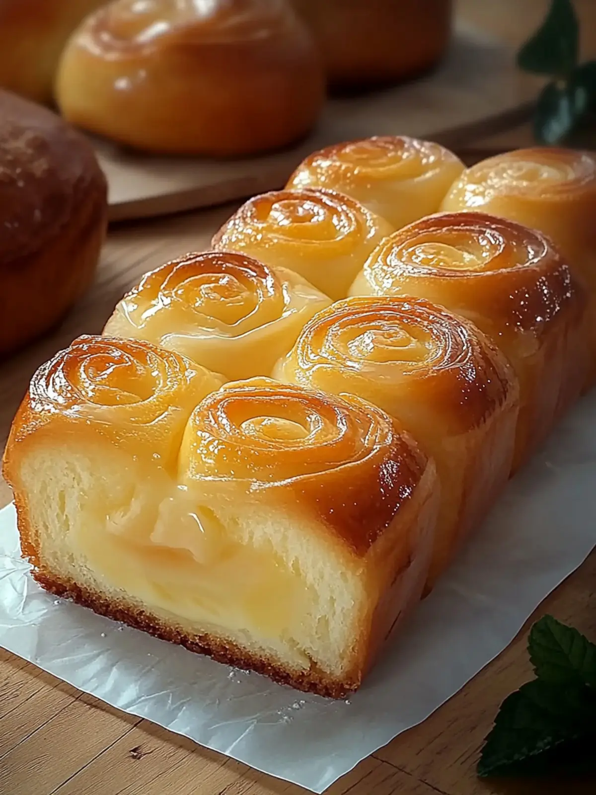 Easy Custard-Filled Sweet Bread Recipe